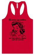 Load image into Gallery viewer, No Small Coffees Women's Racerback Tank
