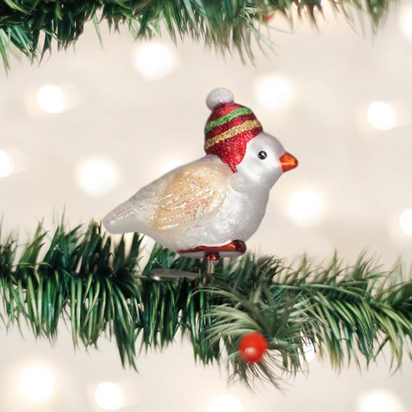 Red Hat Snowbird Ornament - Southlake Paws