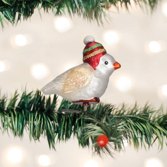 Red Hat Snowbird Ornament - Southlake Paws