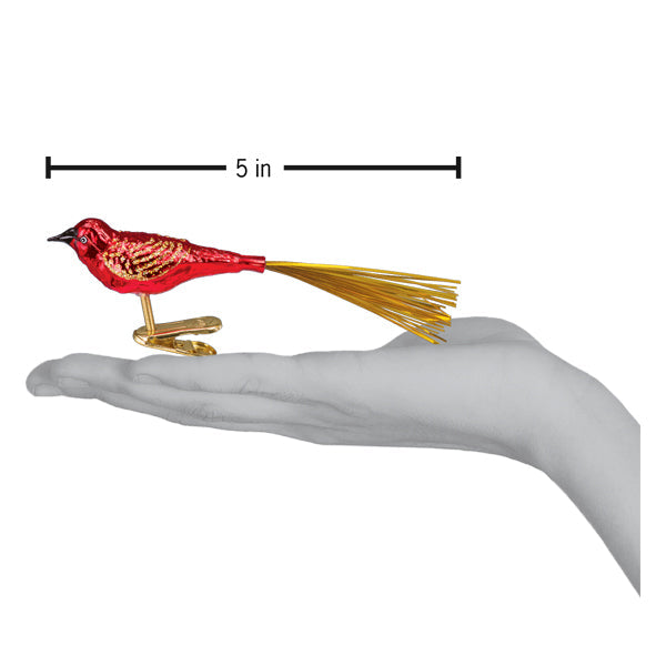 Red Lovebird Ornament - Southlake Paws