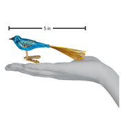 Blue Lovebird Ornament