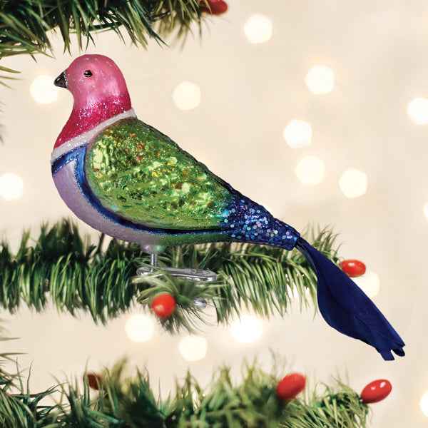 Pink Fruit Dove Ornament