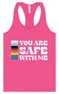 Load image into Gallery viewer, Safe With Me Women's Racerback Tank
