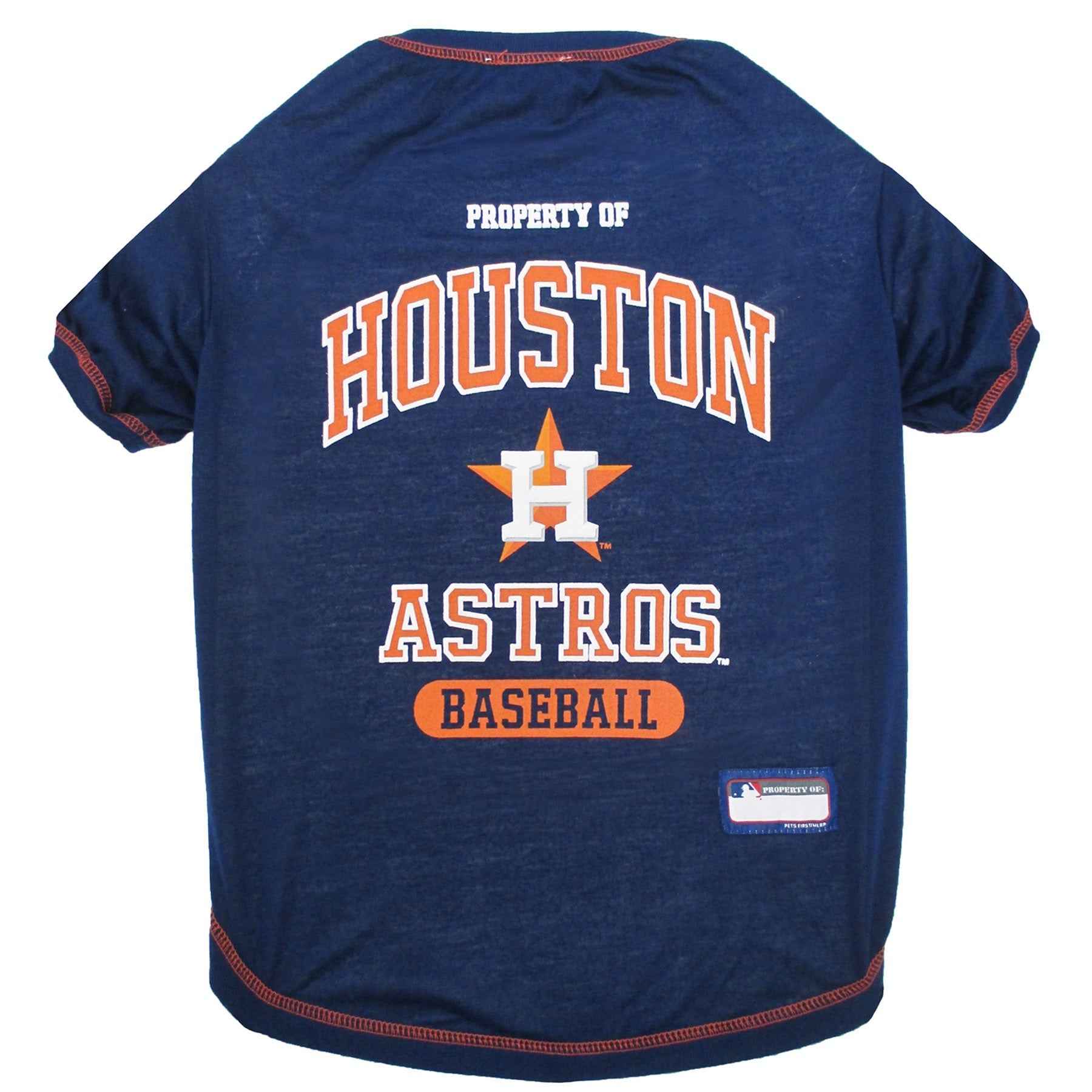 Houston Astros Dog Shirt - MLB Pet Fan Apparel