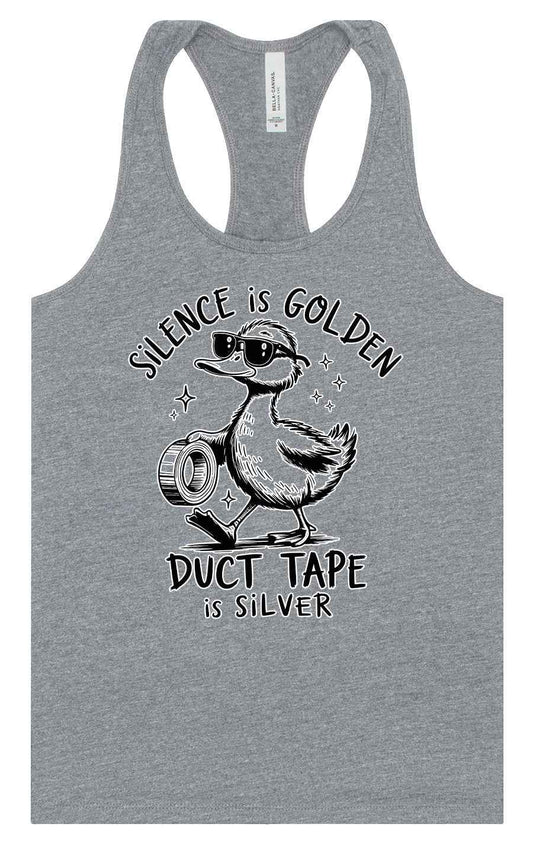 Silence Is Golden Women's Racerback Tank
