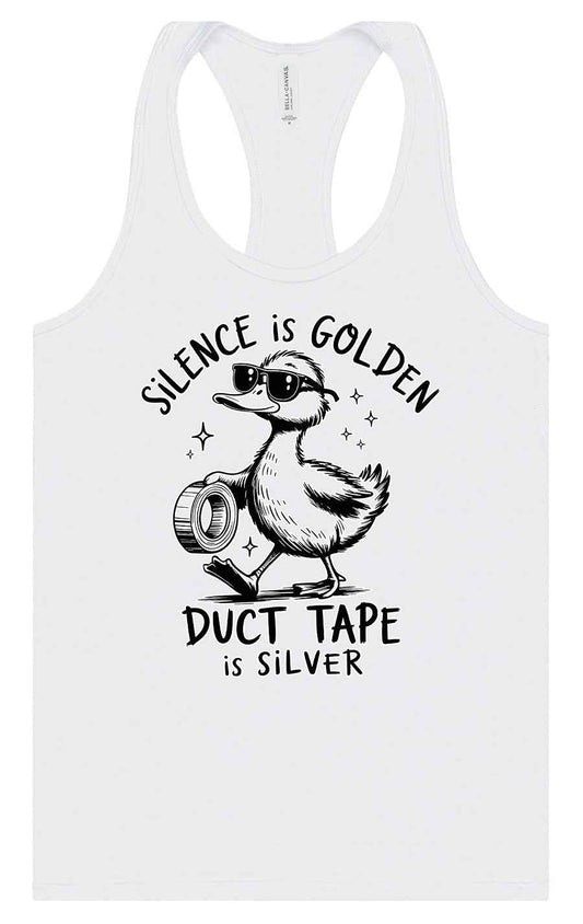 Silence Is Golden Women's Racerback Tank