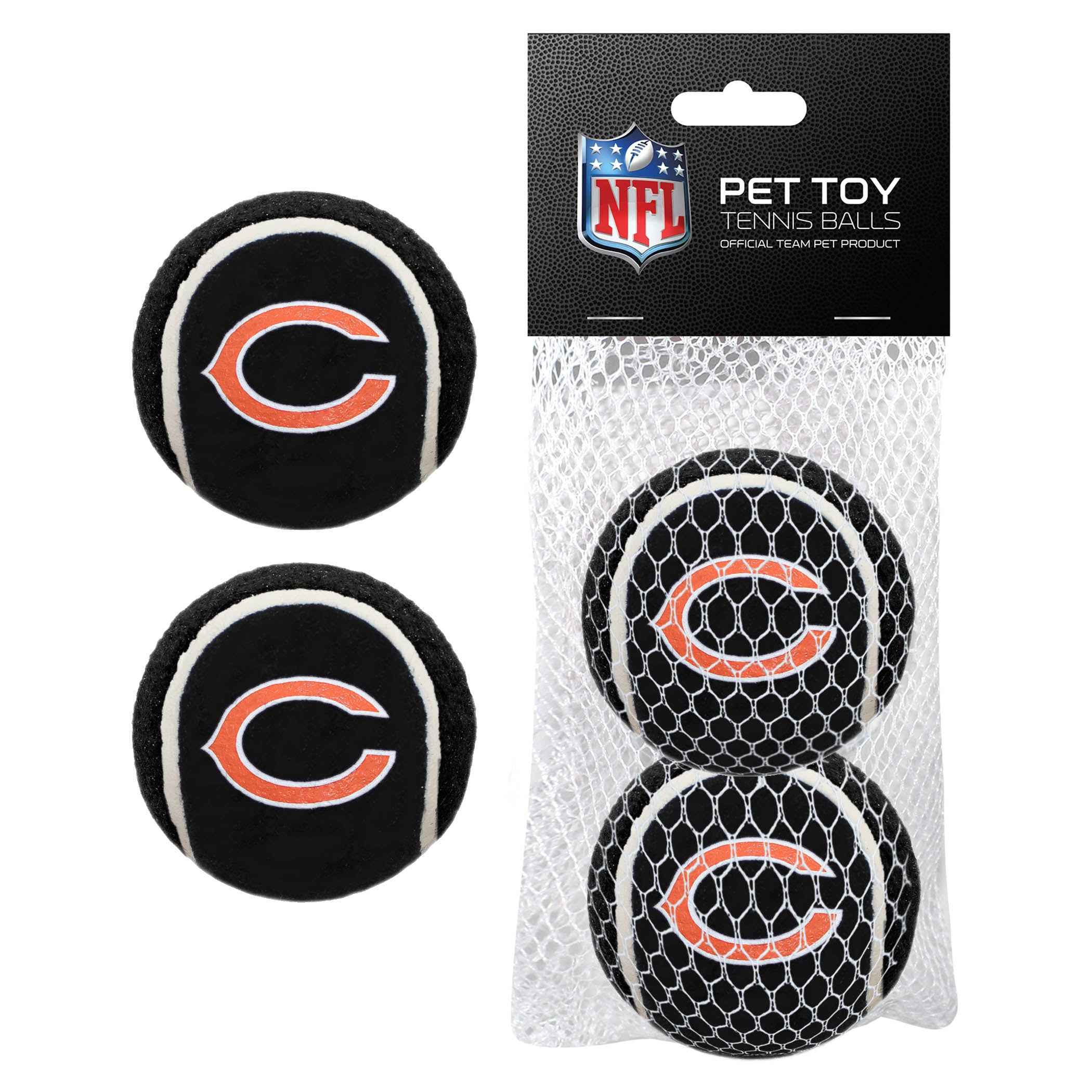 Chicago Bears Tennis Balls Pet Fan Gear - NFL Pet Fan Gear