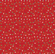 Christmas Bandana |  XMAS Bandana | Holiday Bandana | Lights | Red Christmas