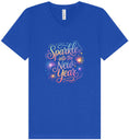 Load image into Gallery viewer, Sparkle into the New Year Unisex V-Neck Shirt
