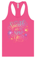 Load image into Gallery viewer, Sparkle into the New Year Women's Racerback Tank
