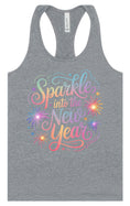 Load image into Gallery viewer, Sparkle into the New Year Women's Racerback Tank
