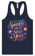 Load image into Gallery viewer, Sparkle into the New Year Women's Racerback Tank
