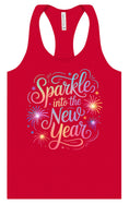 Load image into Gallery viewer, Sparkle into the New Year Women's Racerback Tank
