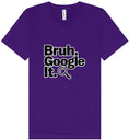 Load image into Gallery viewer, Bruh Google It Unisex V-Neck Shirt
