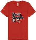 Load image into Gallery viewer, Bruh Google It Unisex V-Neck Shirt
