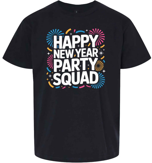 New Year Party Squad Children's Gildan Soft Shirt