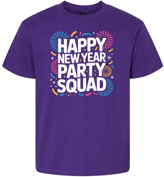 New Year Party Squad Children's Gildan Soft Shirt