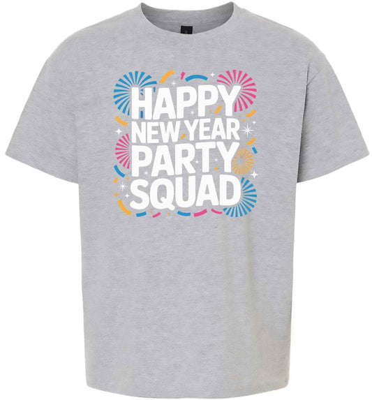 New Year Party Squad Children's Gildan Soft Shirt