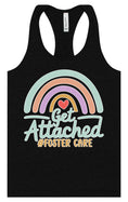 Load image into Gallery viewer, Get Attached Foster Care Women's Racerback Tank
