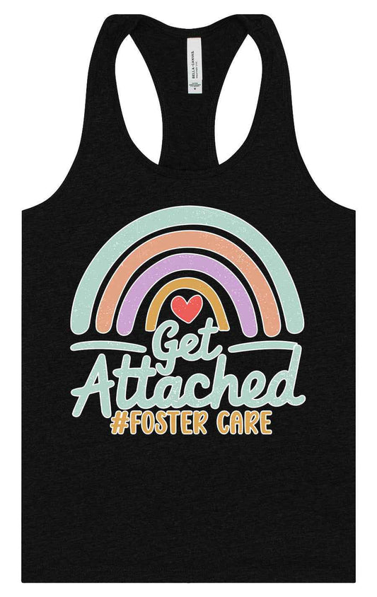 Get Attached Foster Care Women's Racerback Tank