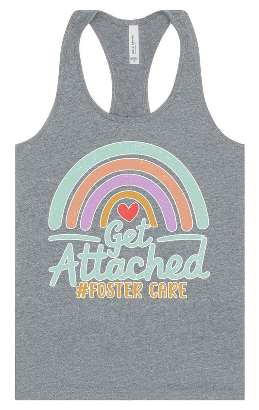 Get Attached Foster Care Women's Racerback Tank