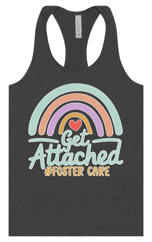 Get Attached Foster Care Women's Racerback Tank