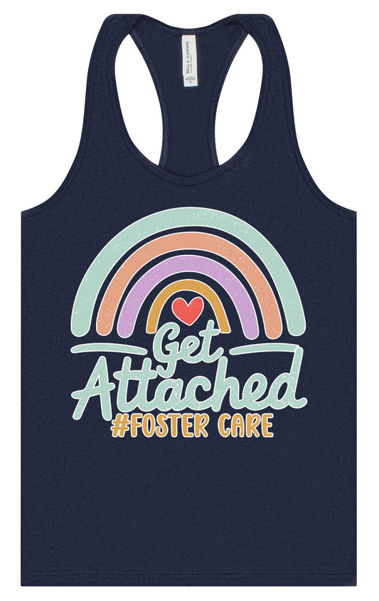 Get Attached Foster Care Women's Racerback Tank
