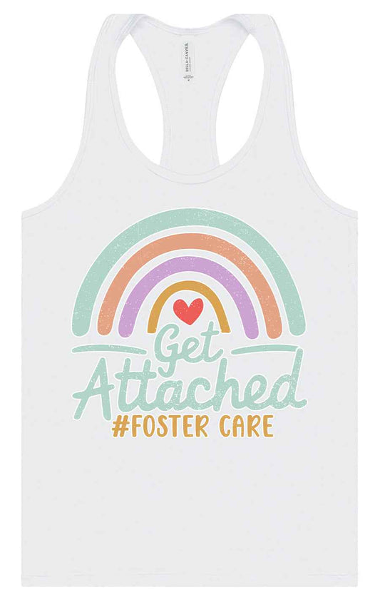 Get Attached Foster Care Women's Racerback Tank