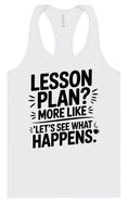Load image into Gallery viewer, Lesson Plan - See What Happens Women's Racerback Tank
