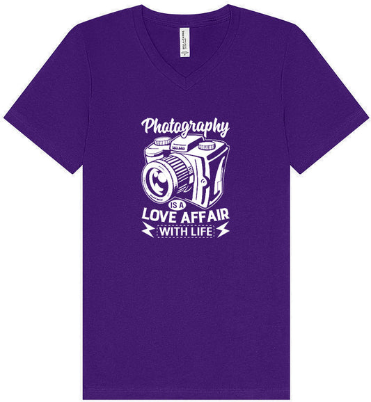 Photography Love Affair  Unisex V-Neck Shirt