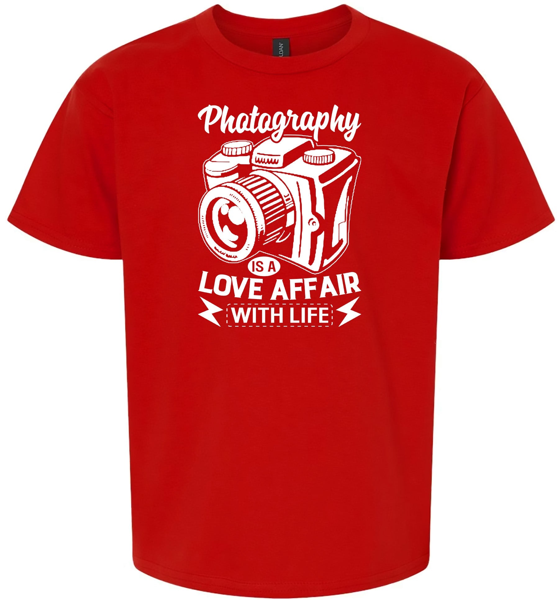 Photography Love Affair  Children's Gildan Soft Shirt