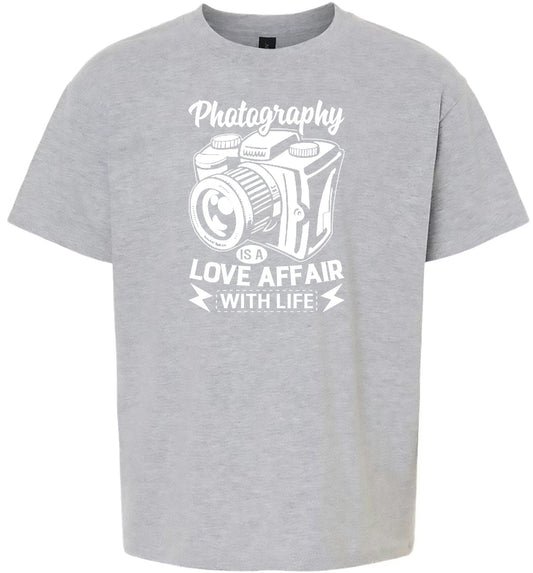 Photography Love Affair  Children's Gildan Soft Shirt