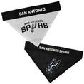 Load image into Gallery viewer, San Antonio Spurs Reversible Dog Bandana - NBA Game Day Pet Apparel

