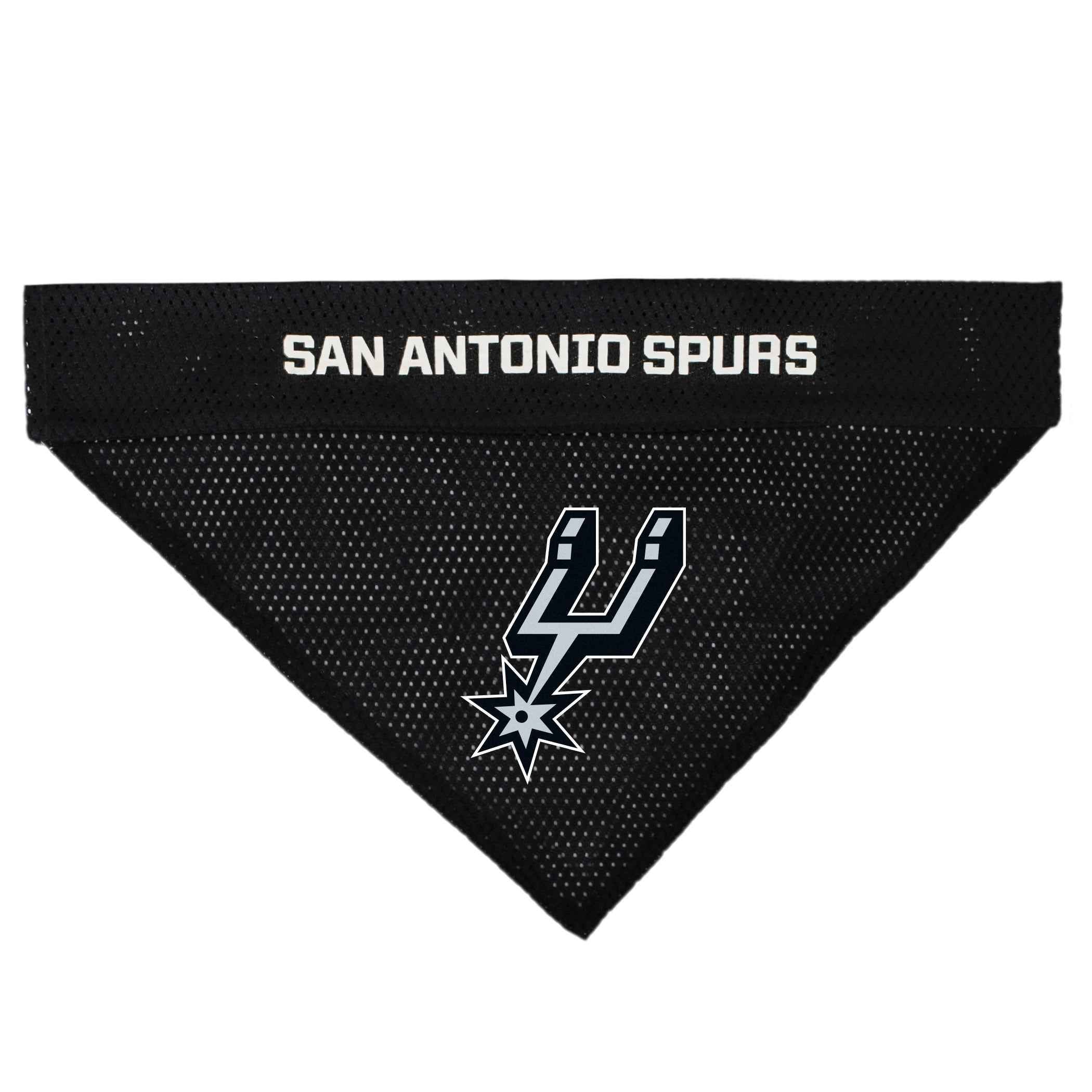 San Antonio Spurs Reversible Dog Bandana - NBA Game Day Pet Apparel