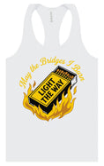 Load image into Gallery viewer, May the Bridges I Burn Light the Way Women's Racerback Tank

