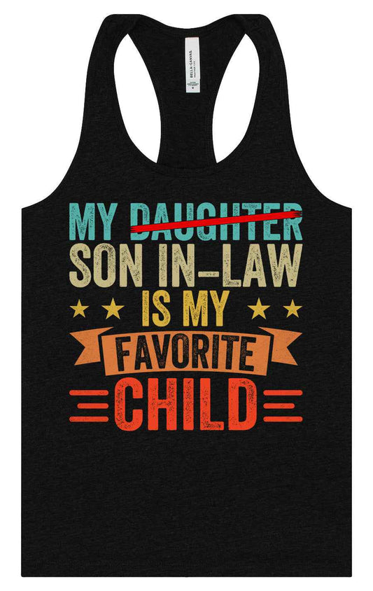Son in Law is My Favorite Women's Racerback Tank
