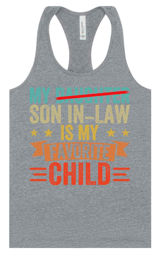 Son in Law is My Favorite Women's Racerback Tank