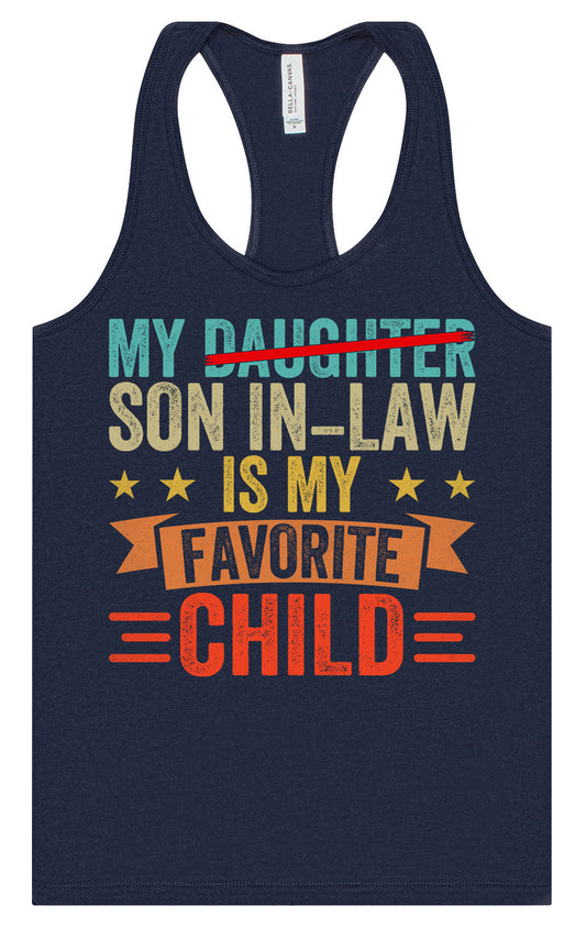 Son in Law is My Favorite Women's Racerback Tank