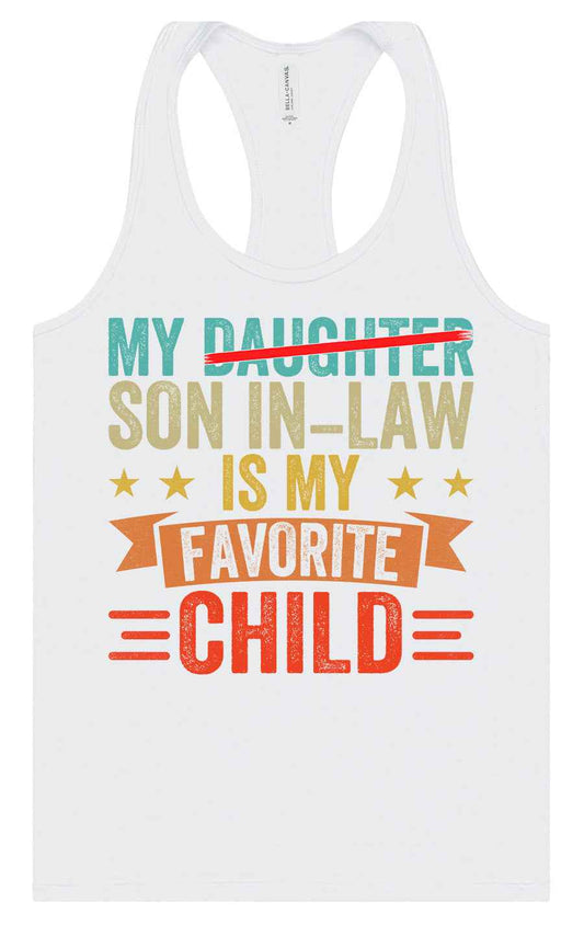 Son in Law is My Favorite Women's Racerback Tank