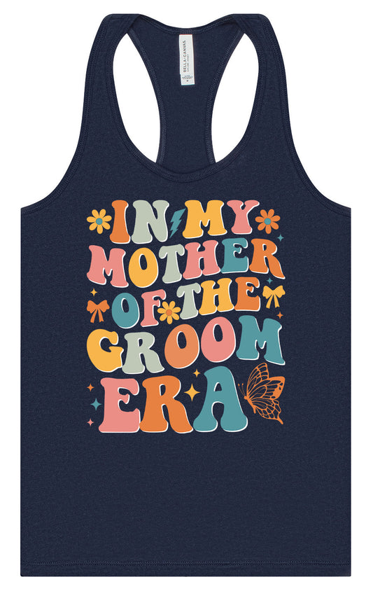 Mother of the Groom Era Women's Racerback Tank