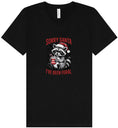 Load image into Gallery viewer, Sorry Santa I've Been Feral Unisex V-Neck Shirt
