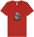 Load image into Gallery viewer, Sorry Santa I've Been Feral Unisex V-Neck Shirt
