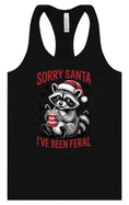 Load image into Gallery viewer, Sorry Santa I've Been Feral Women's Racerback Tank
