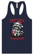 Load image into Gallery viewer, Sorry Santa I've Been Feral Women's Racerback Tank

