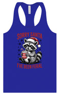 Load image into Gallery viewer, Sorry Santa I've Been Feral Women's Racerback Tank
