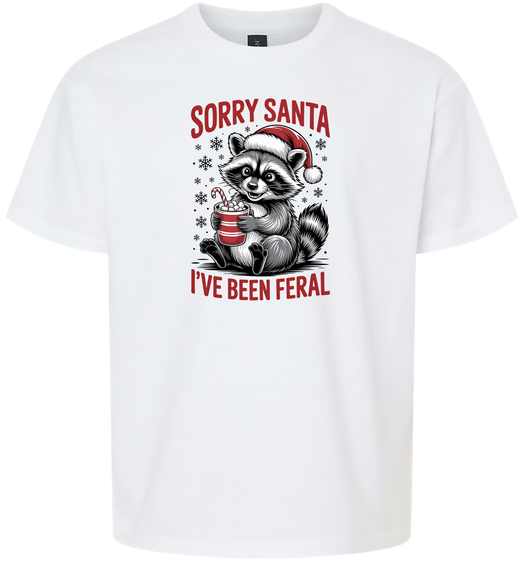 Sorry Santa I've Been Feral Children's Gildan Soft Shirt