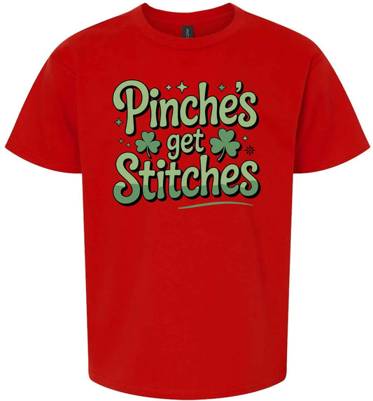 Pinches Get Stitches Children's Gildan Soft Shirt