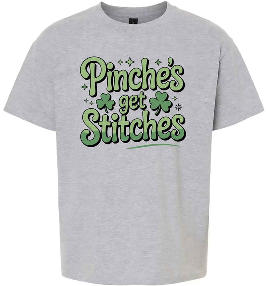 Pinches Get Stitches Children's Gildan Soft Shirt