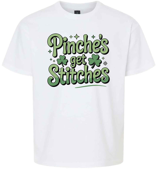 Pinches Get Stitches Children's Gildan Soft Shirt