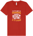 Load image into Gallery viewer, Photography Not Hoarding, It's Gear Unisex V-Neck Shirt

